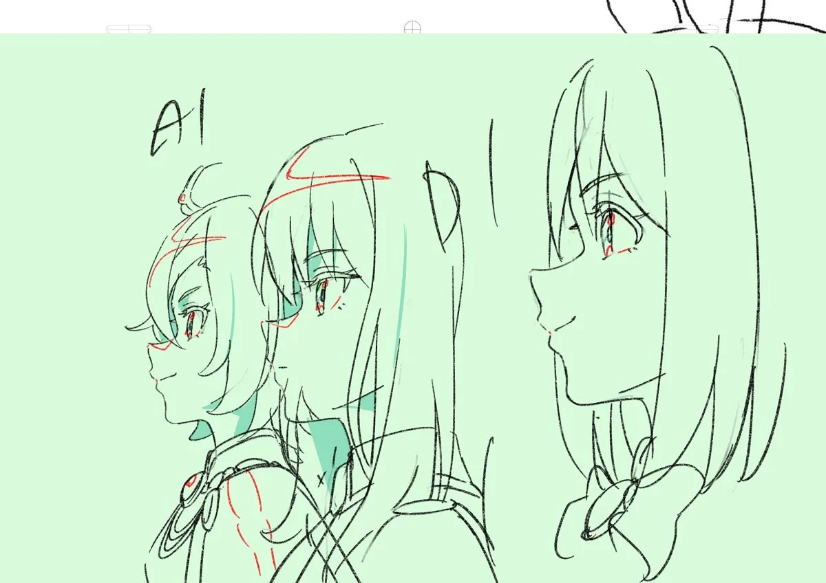 侧脸