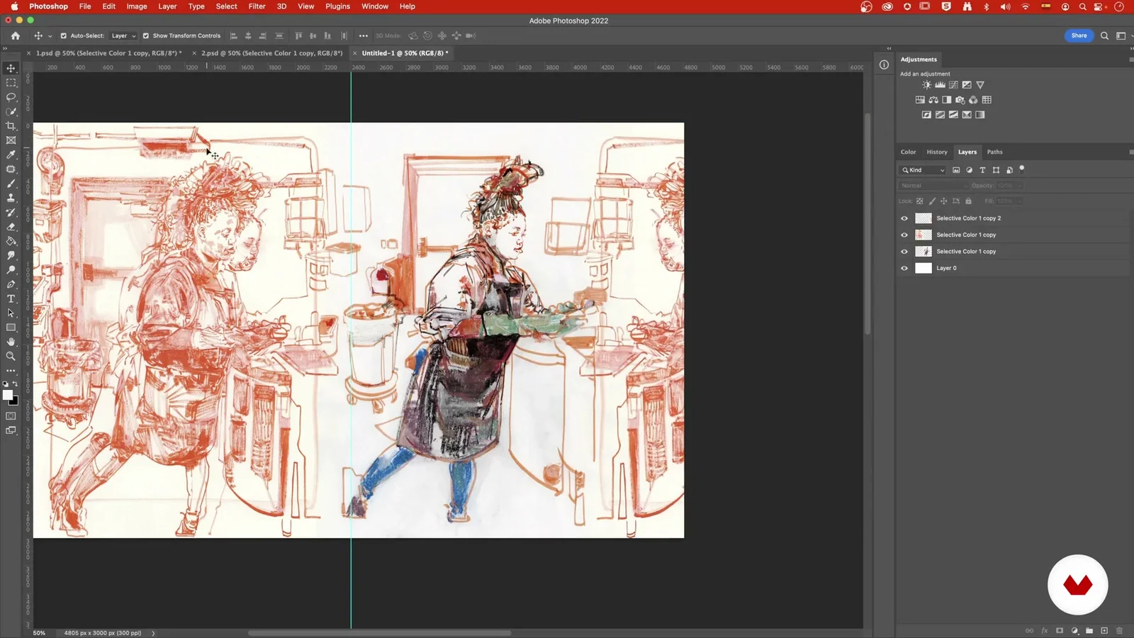 Domestika - 表现性动态素描与肖像画 截图 2