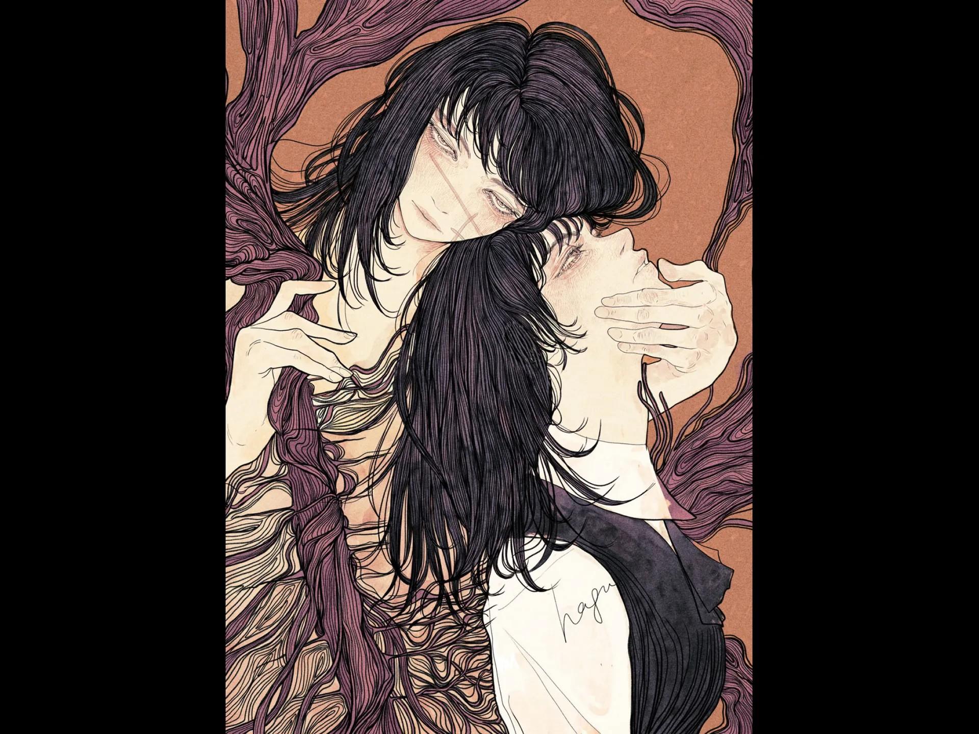 画师hagu-赋予角色生命线条插画教程 展示图 1