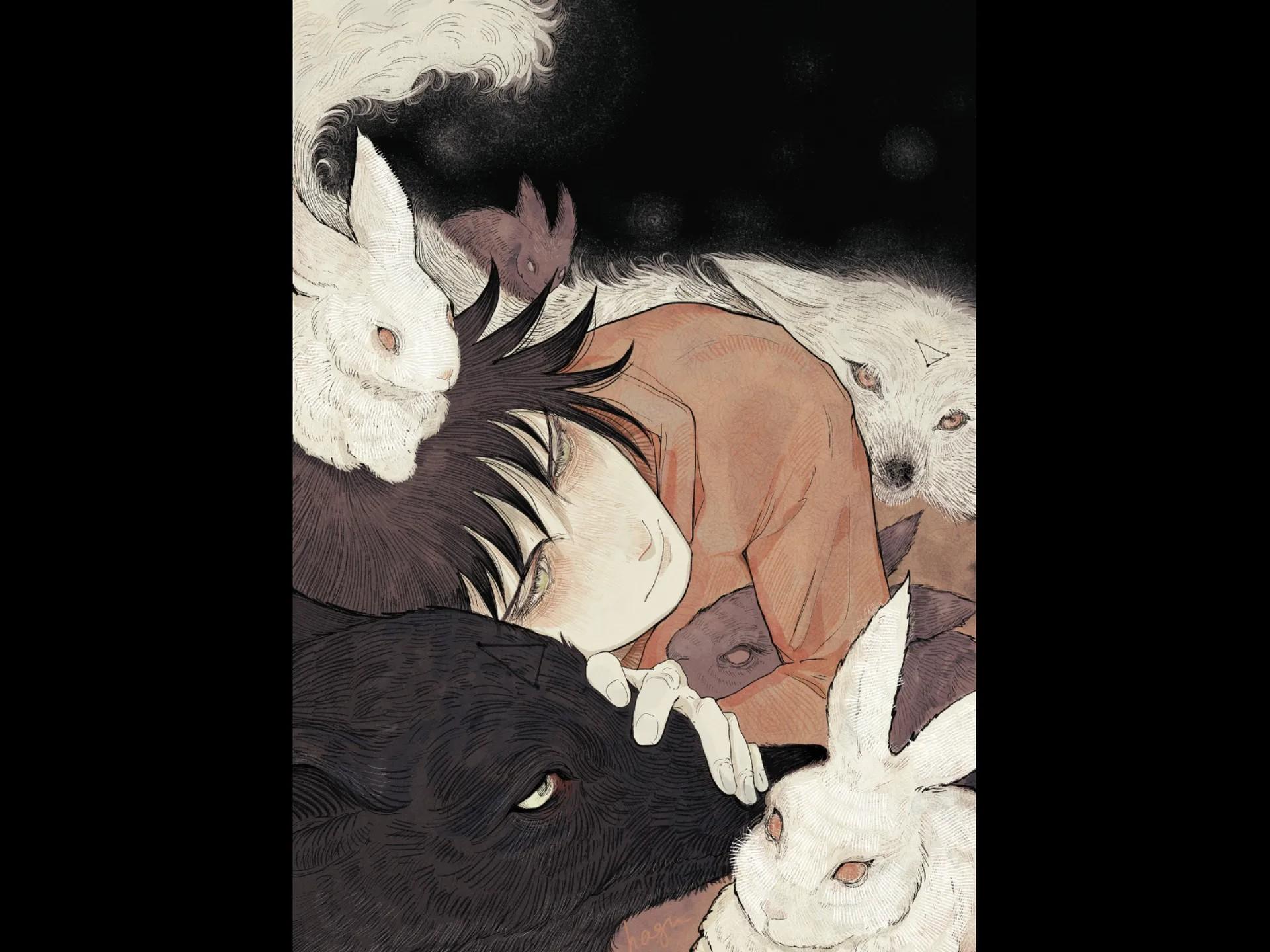 画师hagu-赋予角色生命线条插画教程 展示图 3